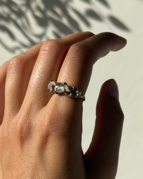 Golden triangle ring