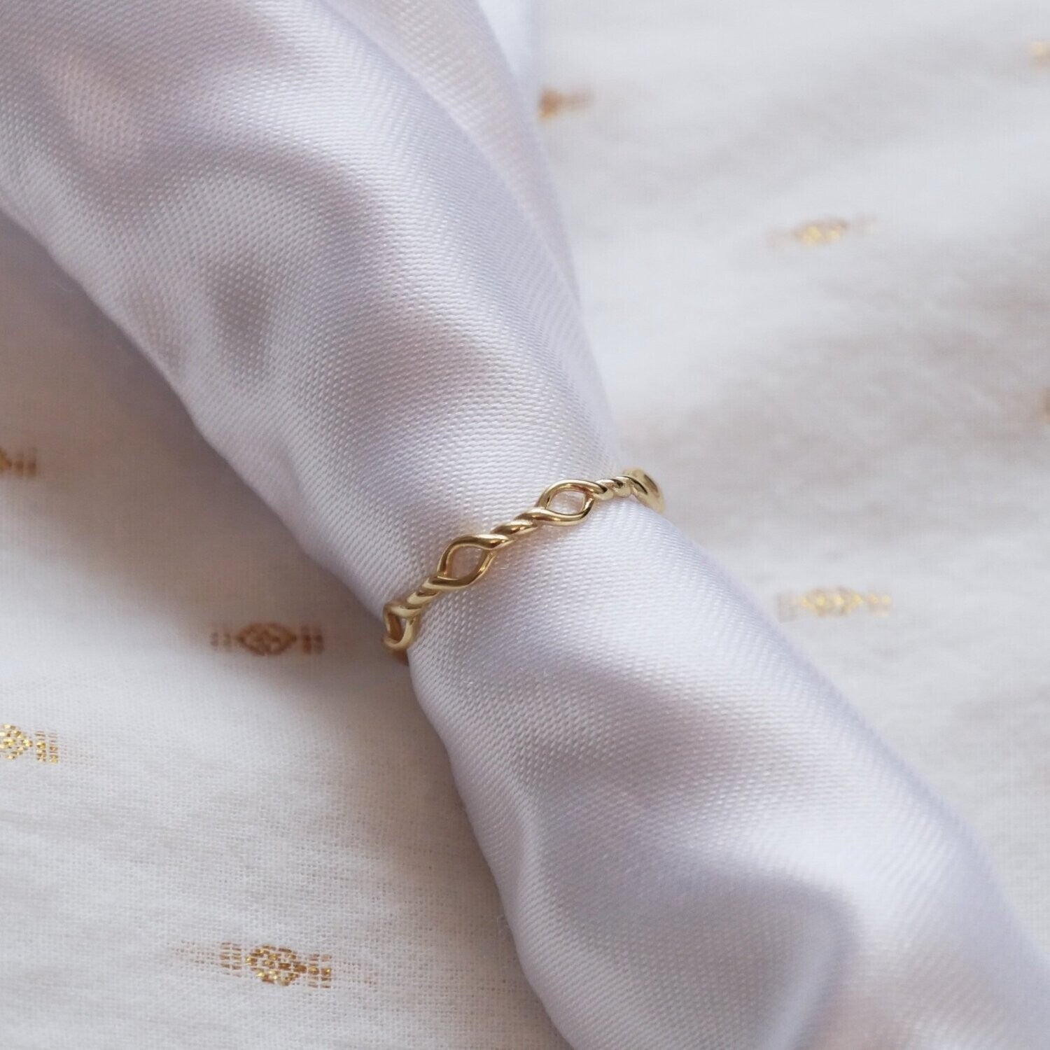 Gold plated ring Minimalist