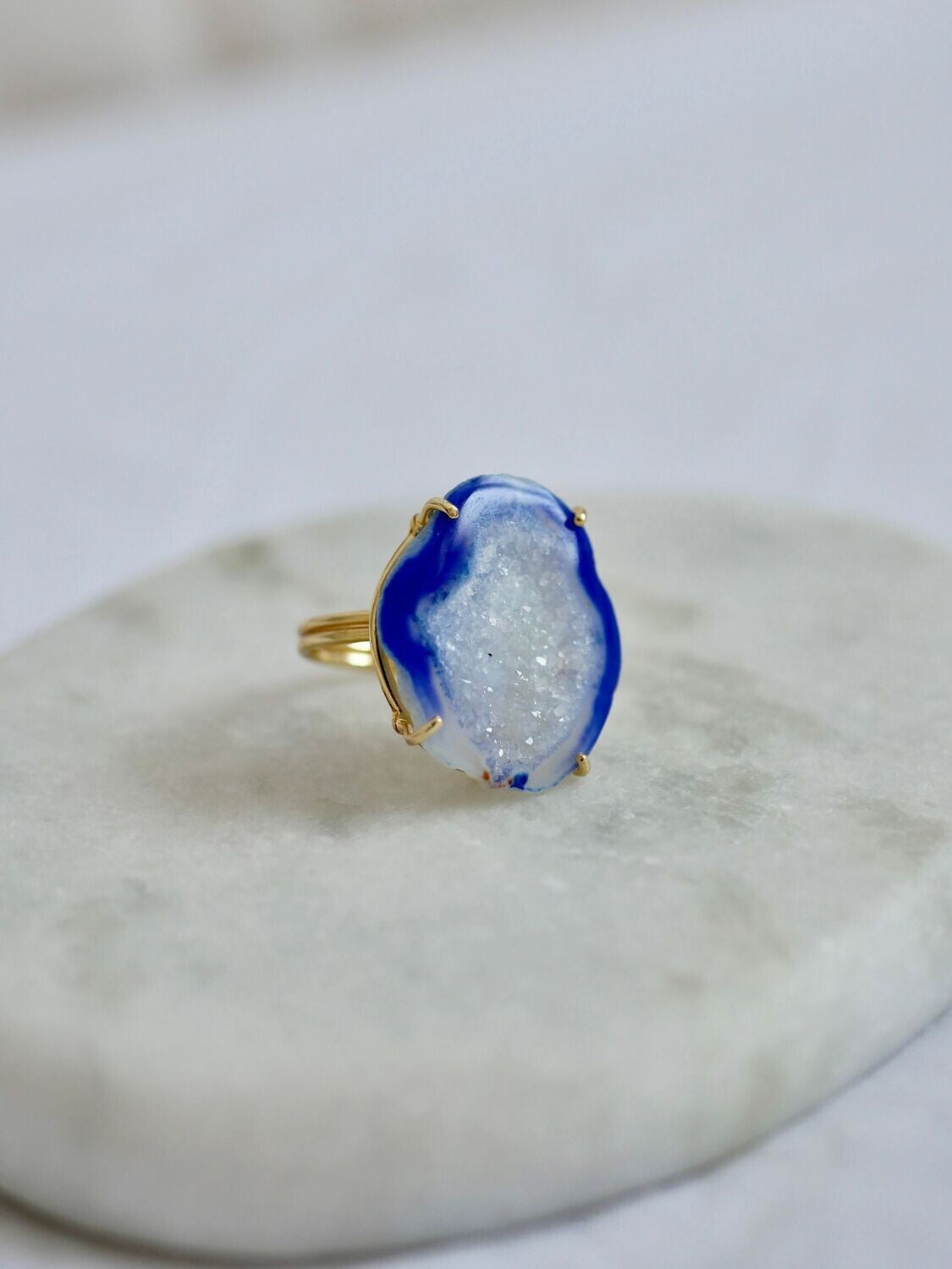 Agate ring gold 01