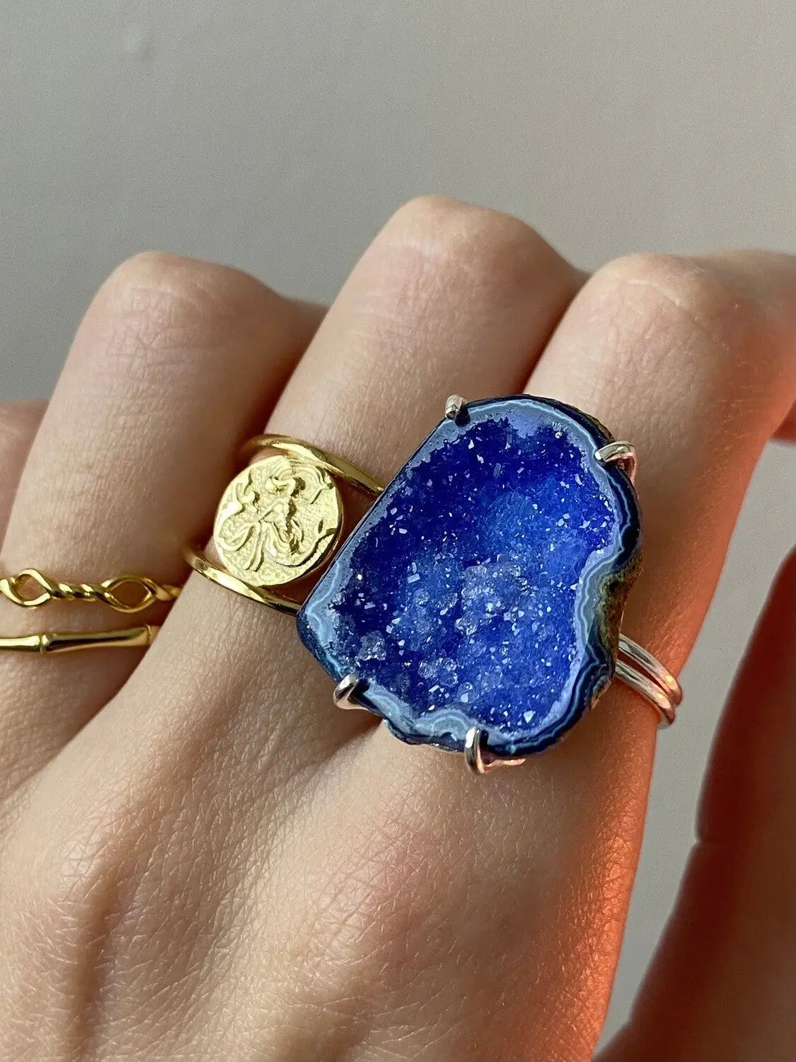 Agate ring silver 02 CharityGoodz