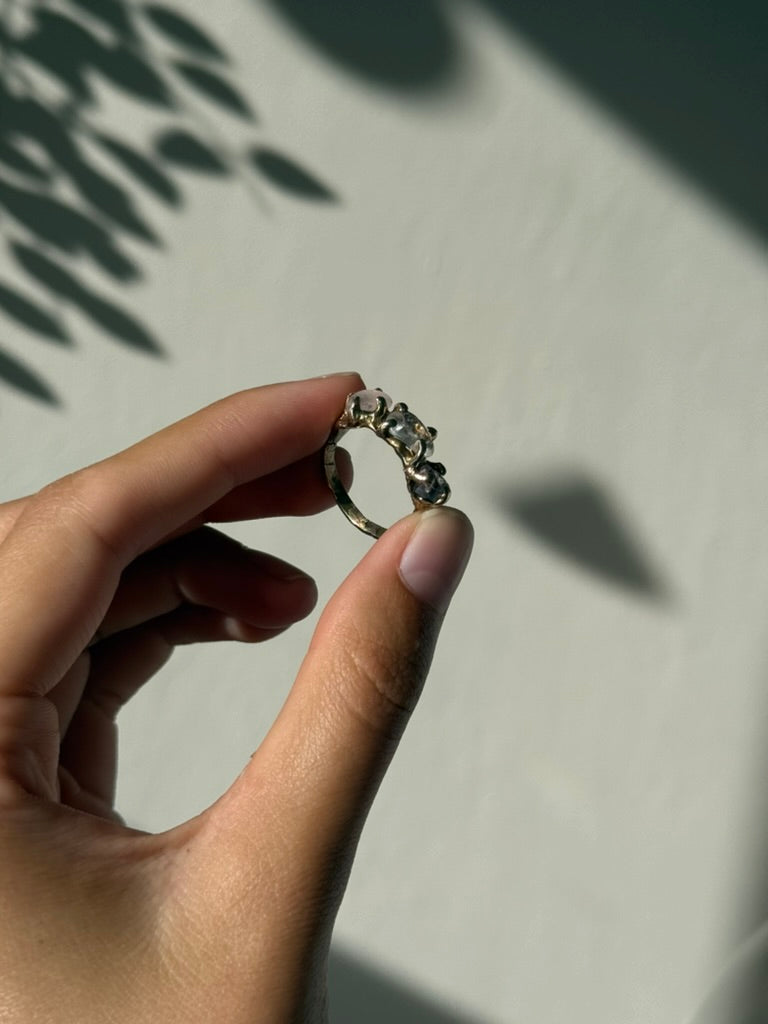 Golden triangle ring