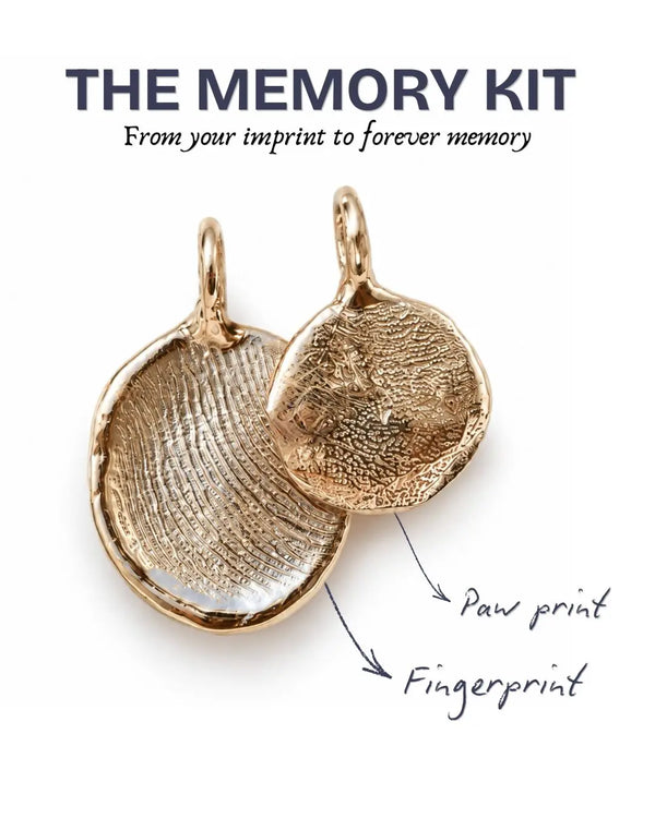 Custom Print Jewelry – Fingerprint & Paw Print Memory Kit