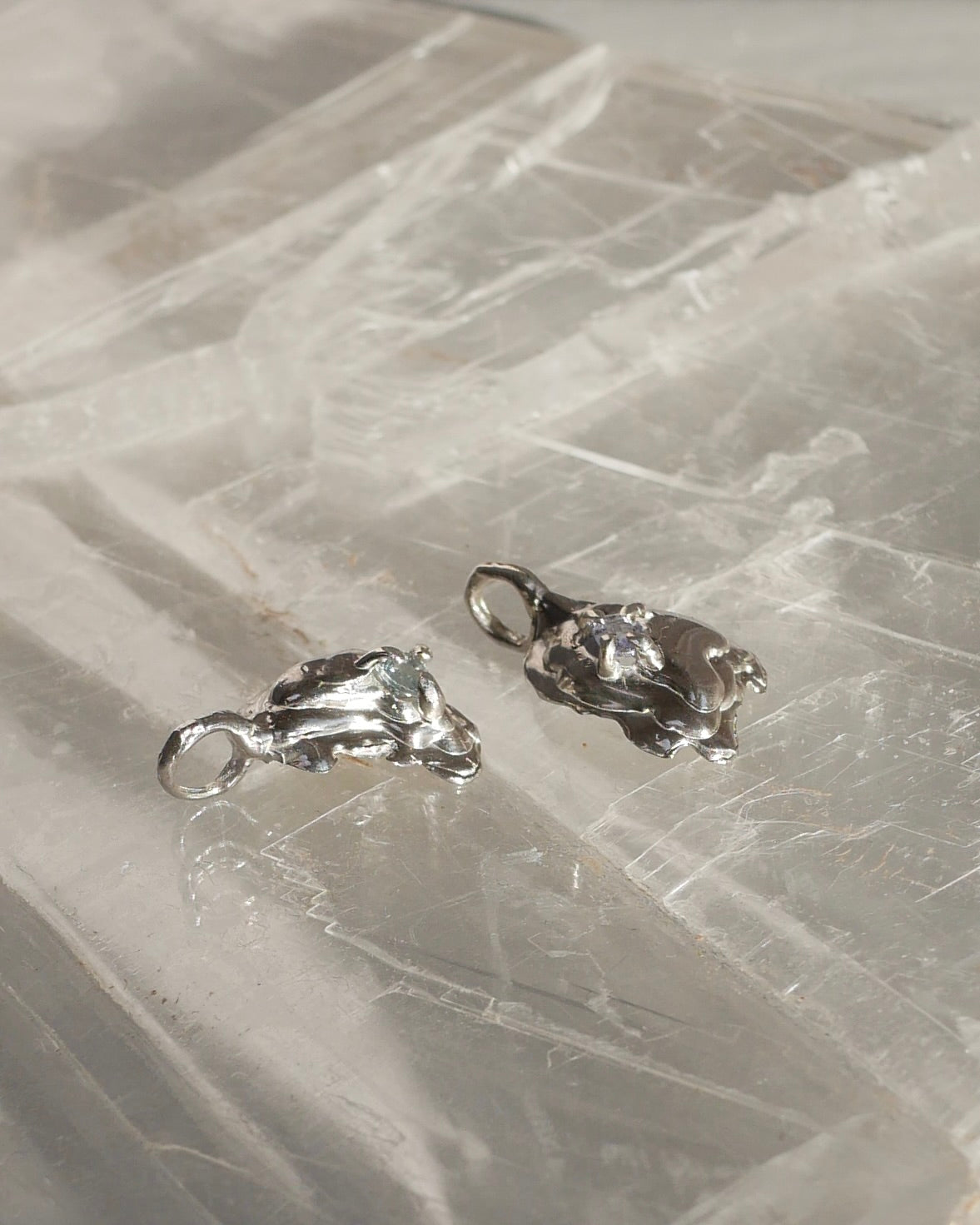 Oyster necklace silver 02