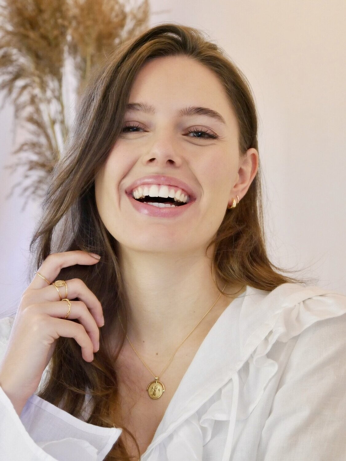 Gold plated ring Bamboo