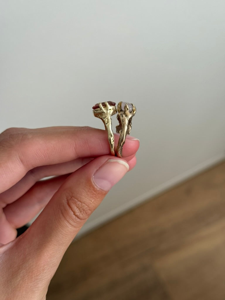 Golden triangle ring