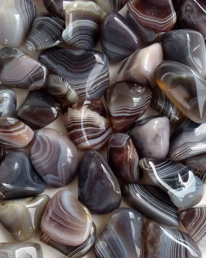 Statement necklace Agate 3 silver